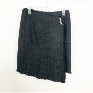 NEW INC International Concepts Tweed Asymmetrical Knee Length Skirt, Size 6